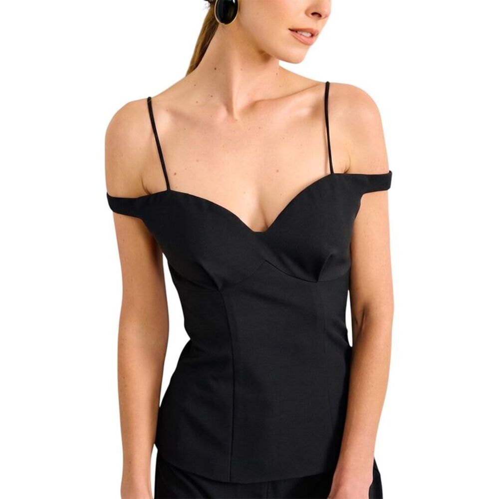 Line & Dot Womens  Elodie Top, Black